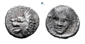 Satraps of Caria. Mylasa. Hekatomnos 392-377 BC. Tetartemorion AR