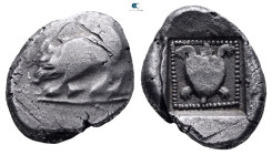 Dynasts of Lycia. Uncertain mint. Uncertain Dynast 470-440 BC. Stater AR