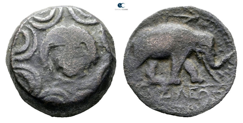 Seleukid Kingdom. Military mint in Coele. Antiochos III Megas 223-187 BC. 
Bron...