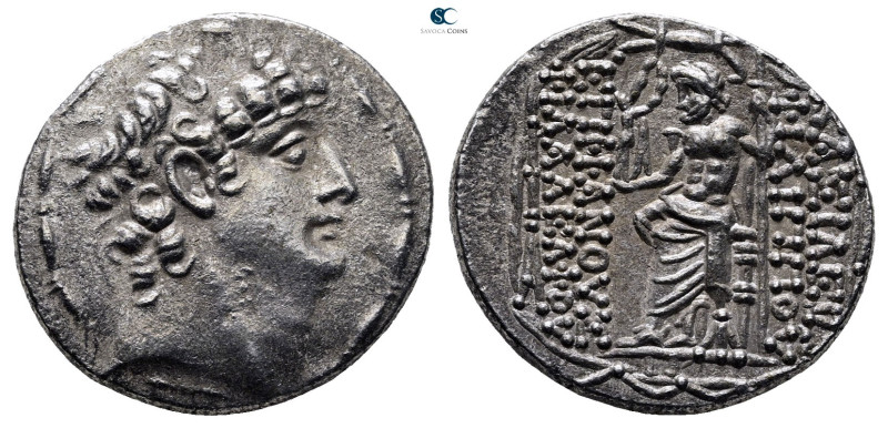 Seleukid Kingdom. Antioch on the Orontes. Philip I Philadelphos 95-75 BC. 
Tetr...
