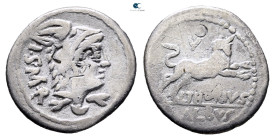 L. Thorius Balbus 105 BC. Rome. Denarius AR