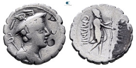 C. Mamilius Limetanus 82 BC. Rome. Serrate Denarius AR