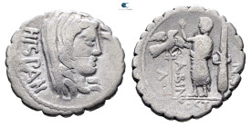 A. Postumius A. f. Sp. n. Albinus 81 BC. Rome. Serrate Denarius AR
