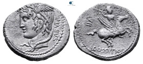 L. Cossutius C.f. Sabula 72 BC. Rome. Denarius AR
