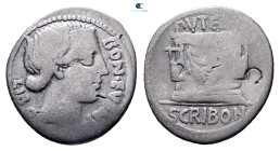 L. Scribonius Libo 62 BC. Rome. Denarius AR