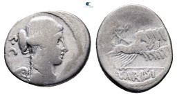 T. Carisius 46 BC. Rome. Denarius AR