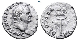 Vespasian AD 69-79. Rome. Denarius AR