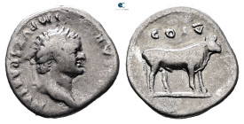 Vespasian AD 69-79. Rome. Denarius AR