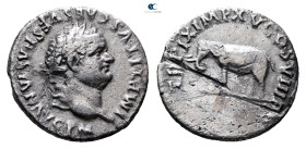 Titus AD 79-81. Rome. Denarius AR