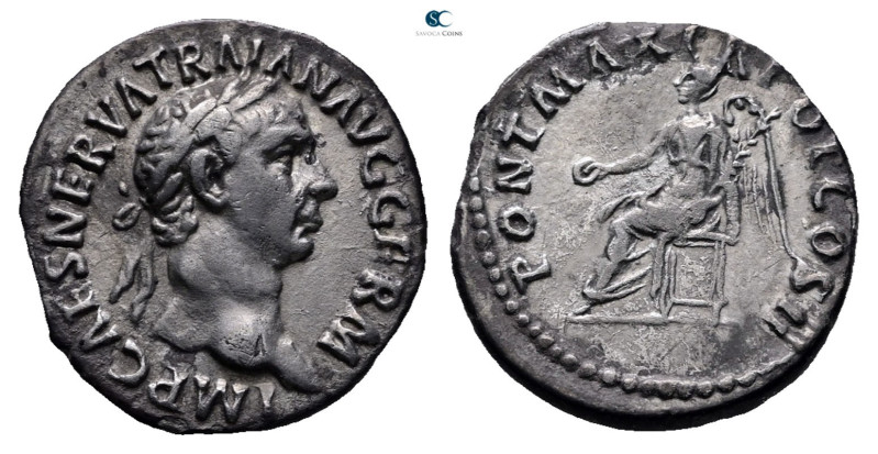 Trajan AD 98-117. Rome
Denarius AR

19 mm, 2,79 g



Very Fine