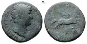 Hadrian AD 117-138. Rome. Dupondius Æ