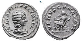 Julia Domna. Augusta AD 193-217. Rome. Denarius AR