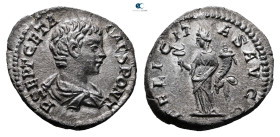 Geta, as Caesar AD 197-209. Rome. Denarius AR