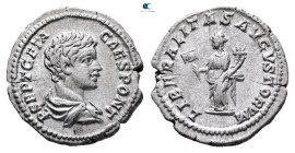 Geta, as Caesar AD 197-209. Rome. Denarius AR