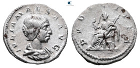 Julia Maesa. Augusta AD 218-224. Rome. Denarius AR