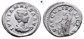 Julia Maesa. Augusta AD 218-224. Rome. Denarius AR