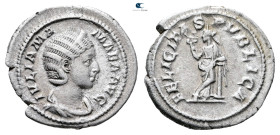 Julia Mamaea. Augusta AD 225-235. Rome. Denarius AR