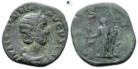 Julia Mamaea. Augusta AD 225-235. Rome. Sestertius Æ