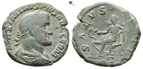 Maximinus I Thrax AD 235-238. Rome. Sestertius Æ