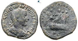 Gordian III AD 238-244. Rome. Sestertius Æ