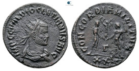 Diocletian AD 284-305. Heraclea. Radiatus Æ