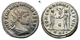 Maximianus Herculius AD 286-305. Antioch. Antoninianus Æ silvered