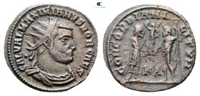 Galerius Maximianus, as Caesar AD 293-305. Kyzikos. Radiatus Æ