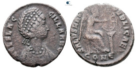 Aelia Flacilla AD 383-386. Constantinople. Follis Æ