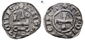 Principality of Achaea. Guillaume II de la Roche AD 1287-1308. Denier Tournois BI