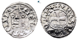 Principality of Achaea. Philippe de Savoy AD 1301-1307. Denier Tournois BI