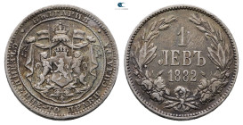 Bulgaria. Alexander I of Battenberg AD 1879-1886. 1 Lev 1882
