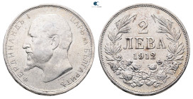 Bulgaria. Ferdinand I AD 1887-1918. 2 Leva 1912