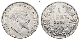 Bulgaria. Ferdinand I AD 1887-1918. 1 Lev 1910
