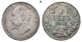 Bulgaria. Ferdinand I AD 1887-1918. 1 Lev 1912