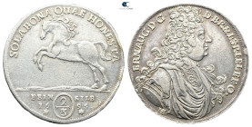Germany. Braunschweig.  AD 1695. 2/3 Taler 1695
