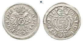 Germany. Montfort.  AD 1718. 1 Kreuzer 1718