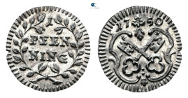 Germany. Regensburg.  AD 1750. 1 Pfennig 1750