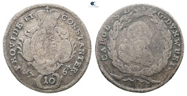 Germany. Württemberg.  AD 1764. 10 Kreuzer 1764
