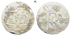 Germany. Preussen.  AD 1782. 1/24 Taler 1782