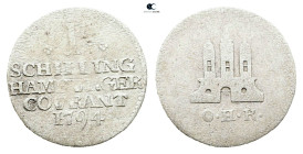 Germany. Hamburg.  AD 1794. 1 Schilling 1794