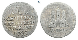 Germany. Hamburg.  AD 1795. 1 Schilling 1795