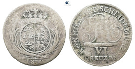 Germany. Württemberg.  AD 1810. 6 Kreuzer 1810