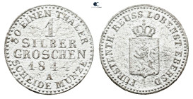 Germany. Reuss-Lobenstein-Ebersdorf.  AD 1844. 1 Silbergroschen 1844