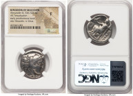 MACEDONIAN KINGDOM. Alexander III the Great (336-323 BC). AR tetradrachm (26mm, 7h). NGC Fine. Early posthumous issue, Amphipolis, ca. 320-317 BC. Hea...