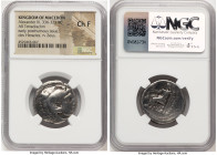 MACEDONIAN KINGDOM. Alexander III the Great (336-323 BC). AR tetradrachm (25mm, 1h). NGC Choice Fine. Early posthumous issue, Amphipolis, ca. 320-317 ...