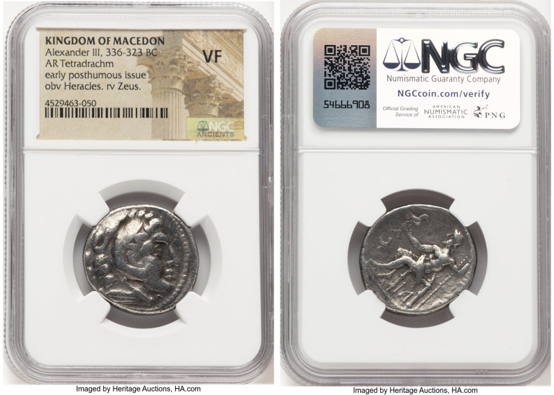 MACEDONIAN KINGDOM. Alexander III the Great (336-323 BC). AR tetradrachm (25mm, ...