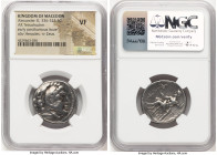 MACEDONIAN KINGDOM. Alexander III the Great (336-323 BC). AR tetradrachm (25mm, 2h). NGC VF. Posthumous issue, Amphipolis, ca. 315-294 BC. Head of Her...