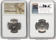 MACEDONIAN KINGDOM. Alexander III the Great (336-323 BC). AR tetradrachm (25mm, 12h). NGC VF. Posthumous issue, Amphipolis, ca. 315-294 BC. Head of He...