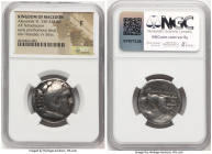 MACEDONIAN KINGDOM. Alexander III the Great (336-323 BC). AR tetradrachm (26mm, 10h). NGC Fine. Posthumous issue, Amphipolis, ca. 315-294 BC. Head of ...