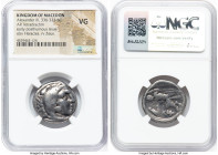 MACEDONIAN KINGDOM. Alexander III the Great (336-323 BC). AR tetradrachm (24mm, 9h). NGC VG. Posthumous issue, Amphipolis, ca. 315-294 BC. Head of Her...